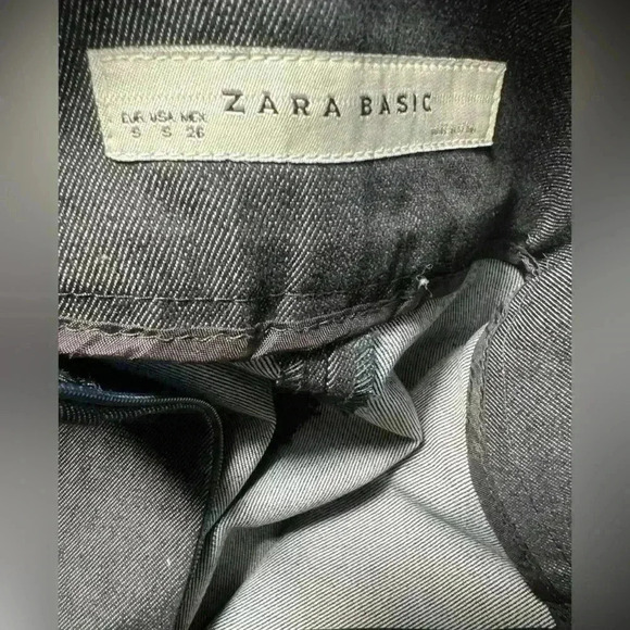 Zara Basic Denim A Line Skirt Modest. Size small. - Picture 6 of 7